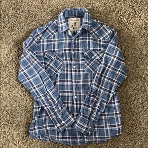 RED WHITE AND BLUE FLANNEL